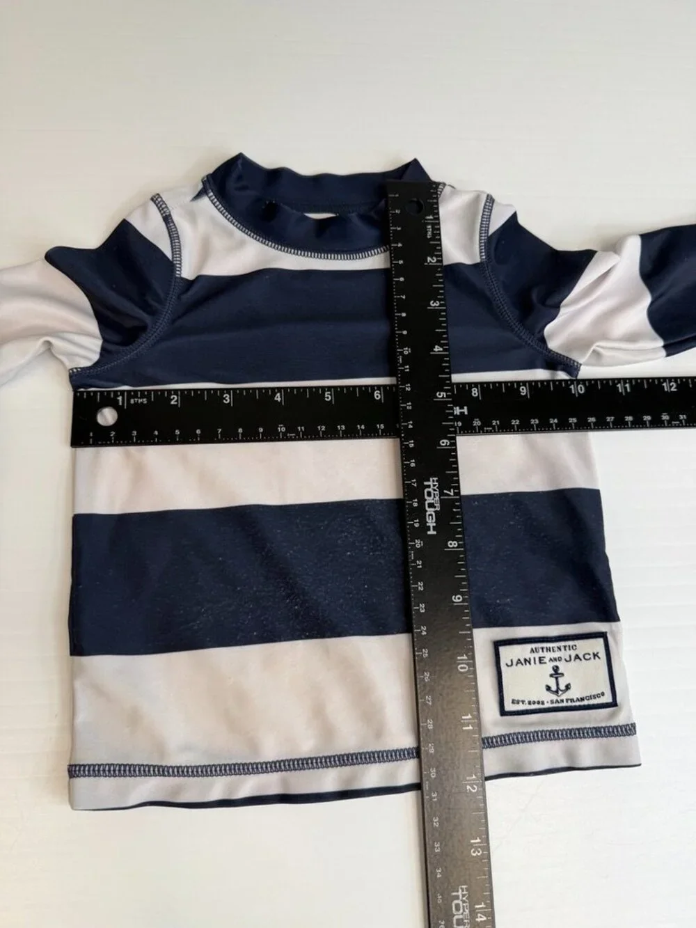 Janie And Jack Rash Guard Baby 6 Month Stripe UPF Beach Pool Swim Shirt Party Go